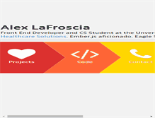 Tablet Screenshot of alexlafroscia.com